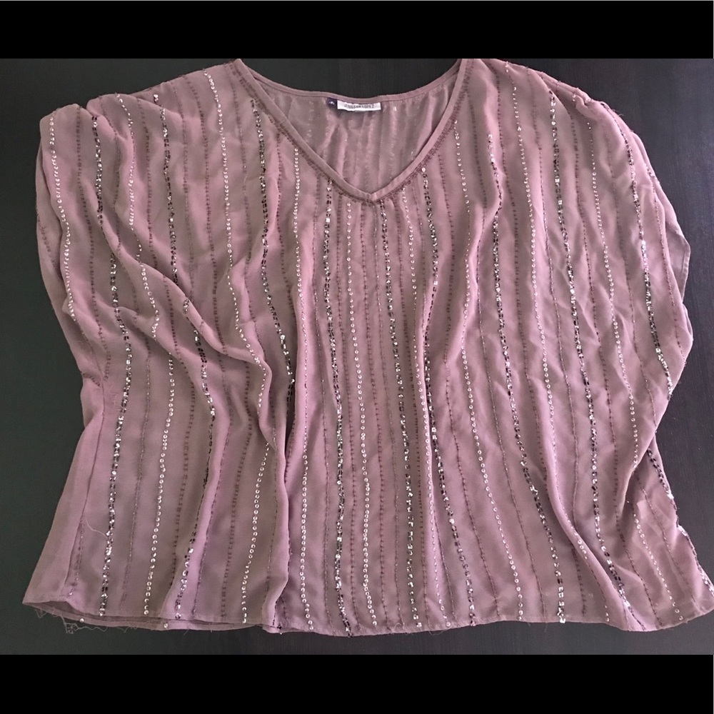 Beautiful Sparkly Flowy Top